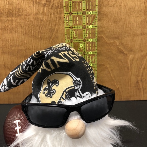 Saints Gnome NFL Tan Football Sports Fan New Orleans Ball Sunglasses - Picture 8 of 8